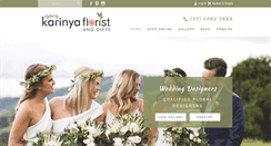 Desktop Screenshot of karinyaflorist.com.au